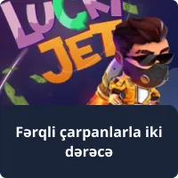 Fərqli çarpanlarla iki dərəcə - Lucky Jet-də uduşlarınızı maksimallaşdırmaq Fərqli çarpanlarla iki dərəcə
